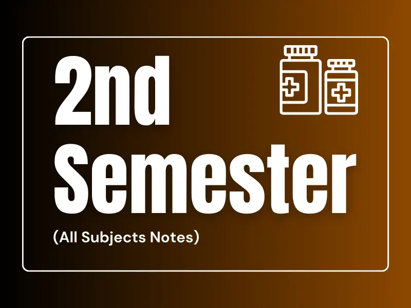 B Pharmacy 2nd semester