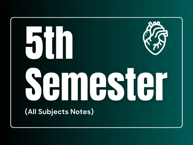B Pharmacy 5th semester