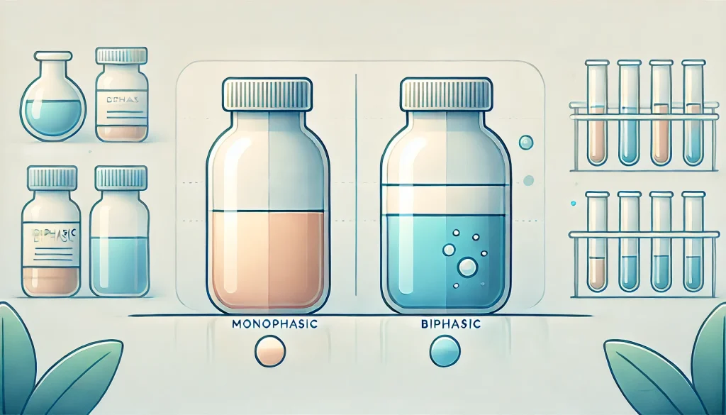 Monophasic & Biphasic Liquids