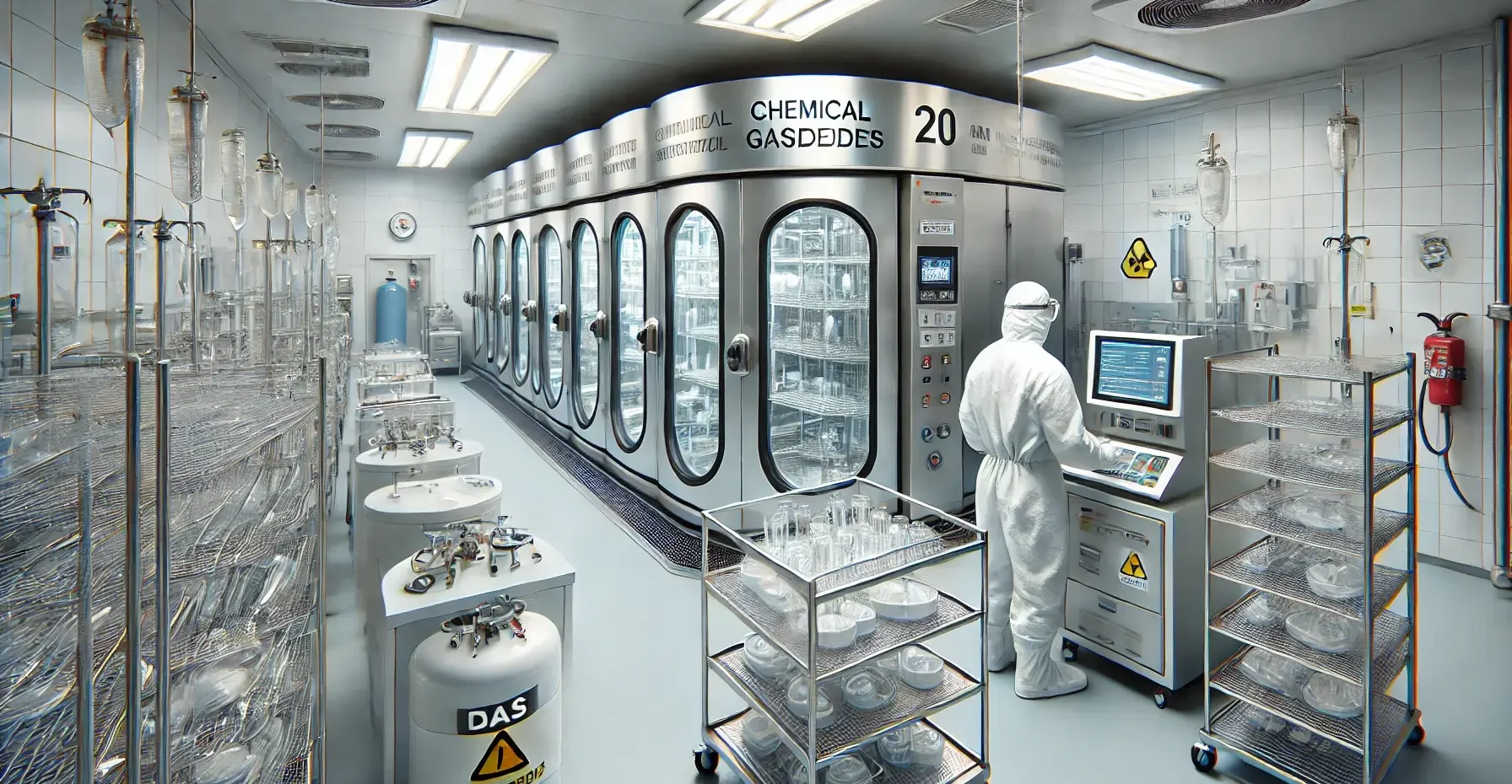 Chemical gaseous method of sterilization