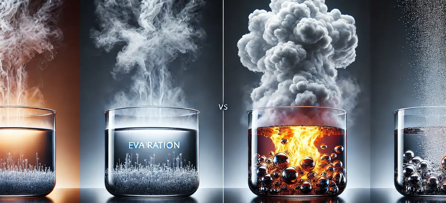 Differences Between Evaporation and Other Heat Processes