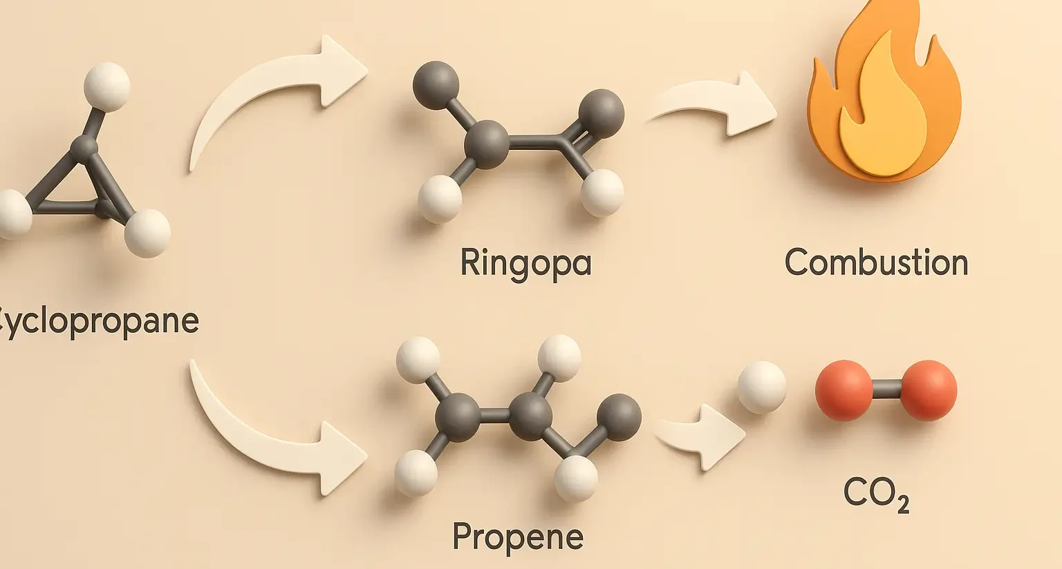 Reactions of Cyclopropane
