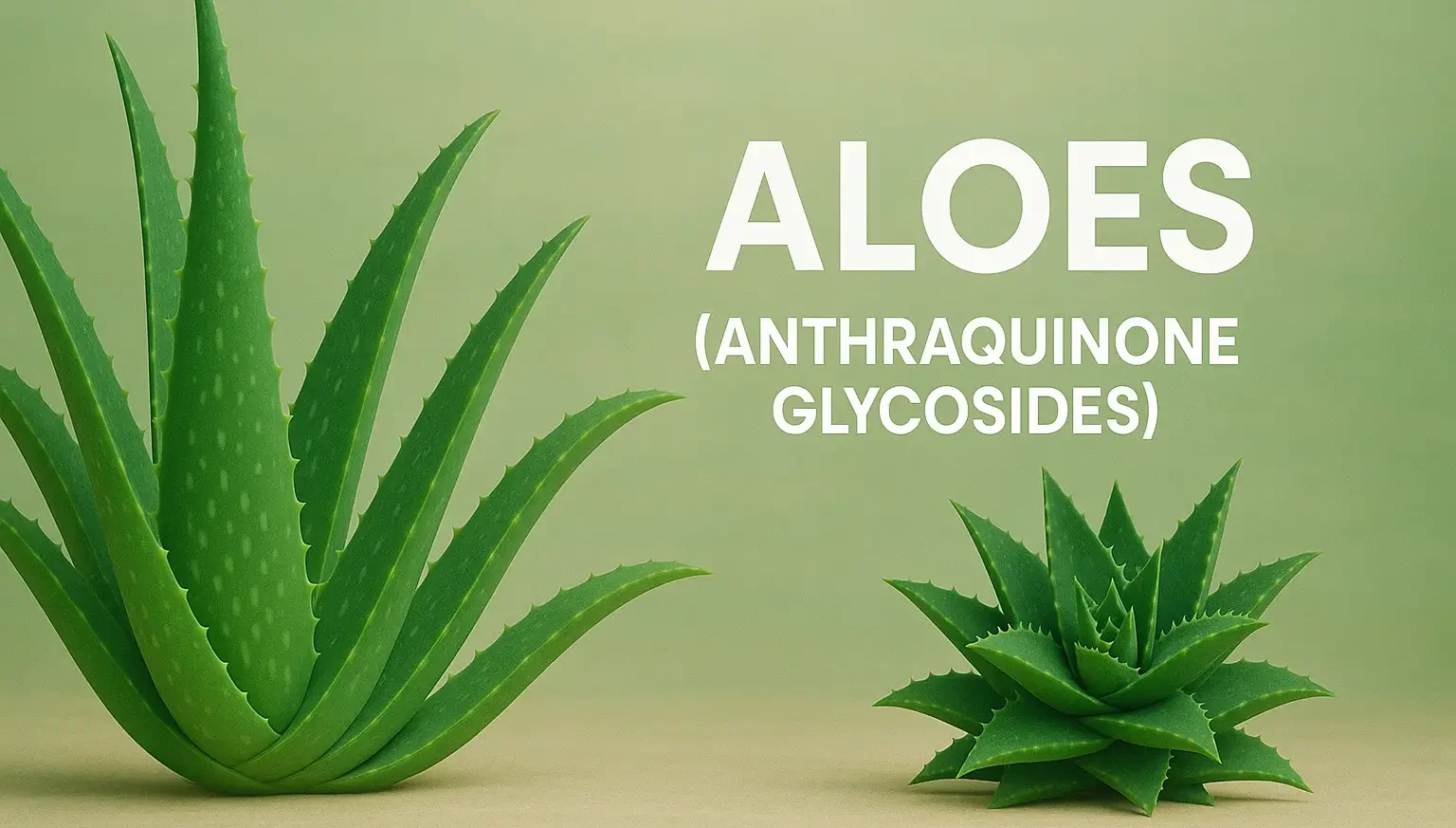 Aloes (Anthraquinone Glycosides)