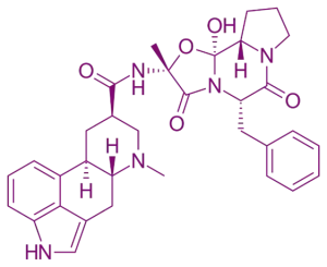 Structure of Dihydroergotamine Approximate Formula Dihydroergotamine