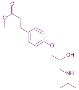 Structure of Esmolol