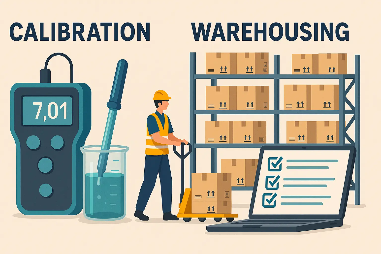 Calibration and Warehousing in pharmaceutical quality assurance