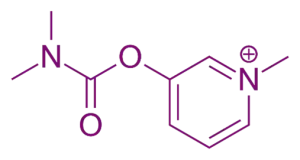 Chemical structure of Pyridostigmine