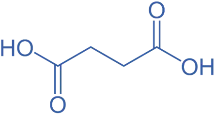 Succinic C₄H₆O₄