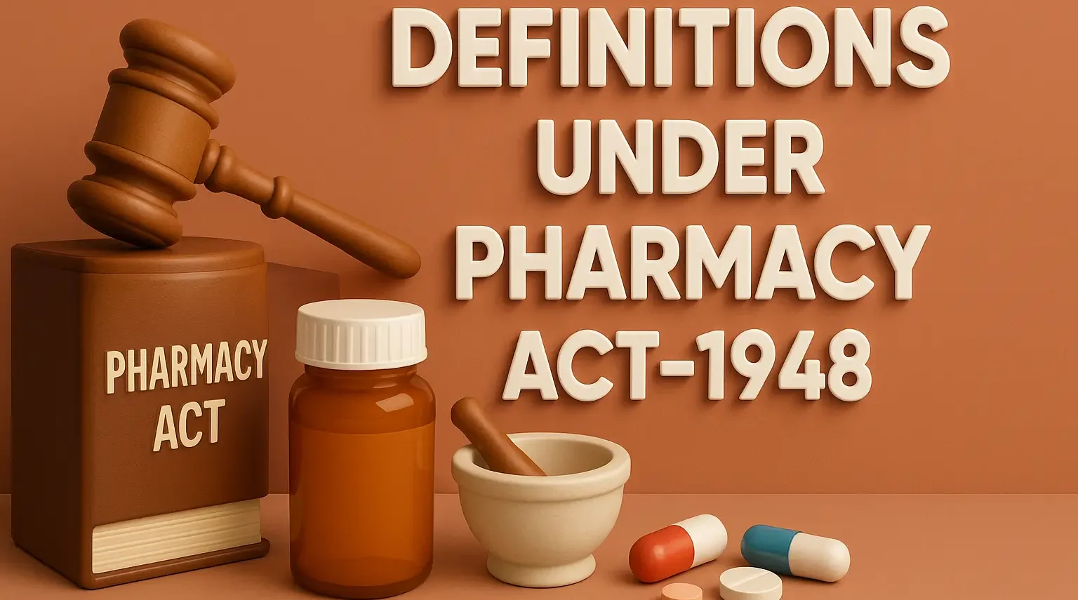 Definitions Under Pharmacy Act-1948