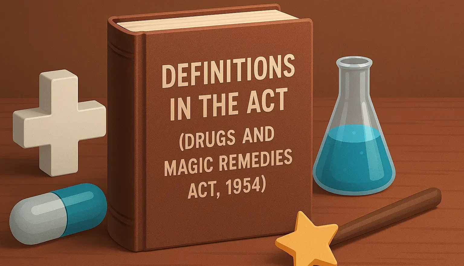 Definitions in the Act (Drugs and Magic Remedies Act, 1954)