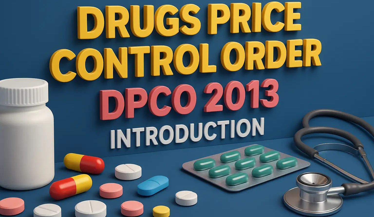 Drugs Price Control Order DPCO 2013 Introduction