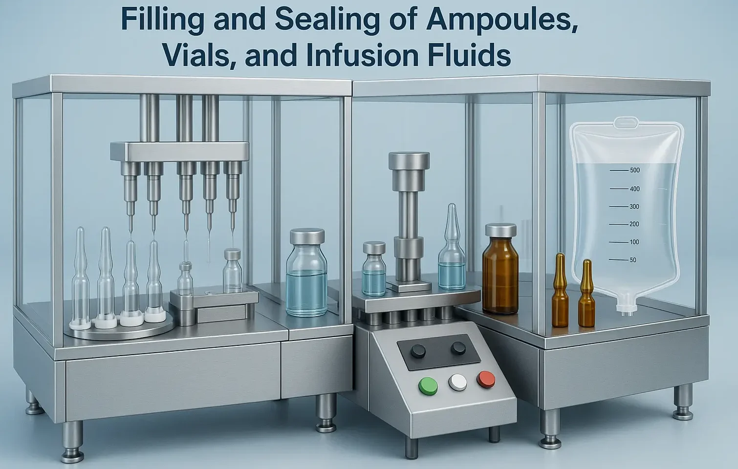Filling and Sealing of Ampoules, Vials, and Infusion Fluids