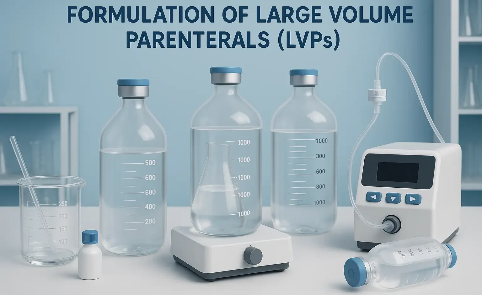 Formulation of Large Volume Parenterals (LVPs)