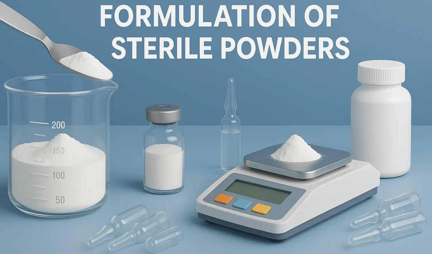 Formulation of Sterile Powders