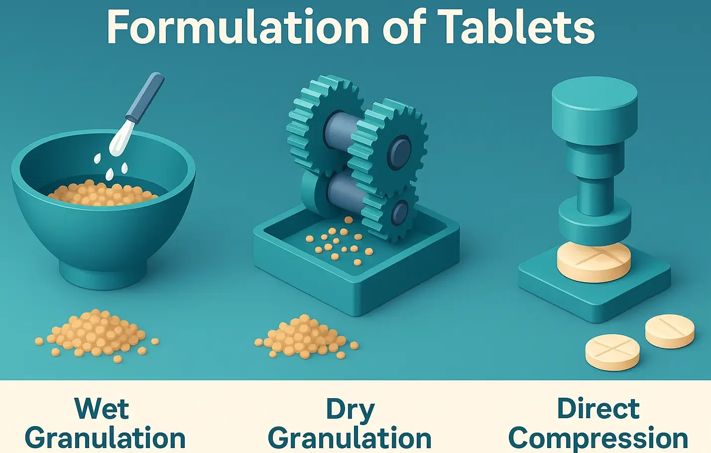Formulation of Tablets