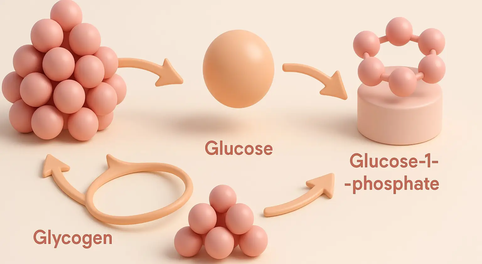 Glycogen metabolism Pathways and glycogen storage diseases (GSD)