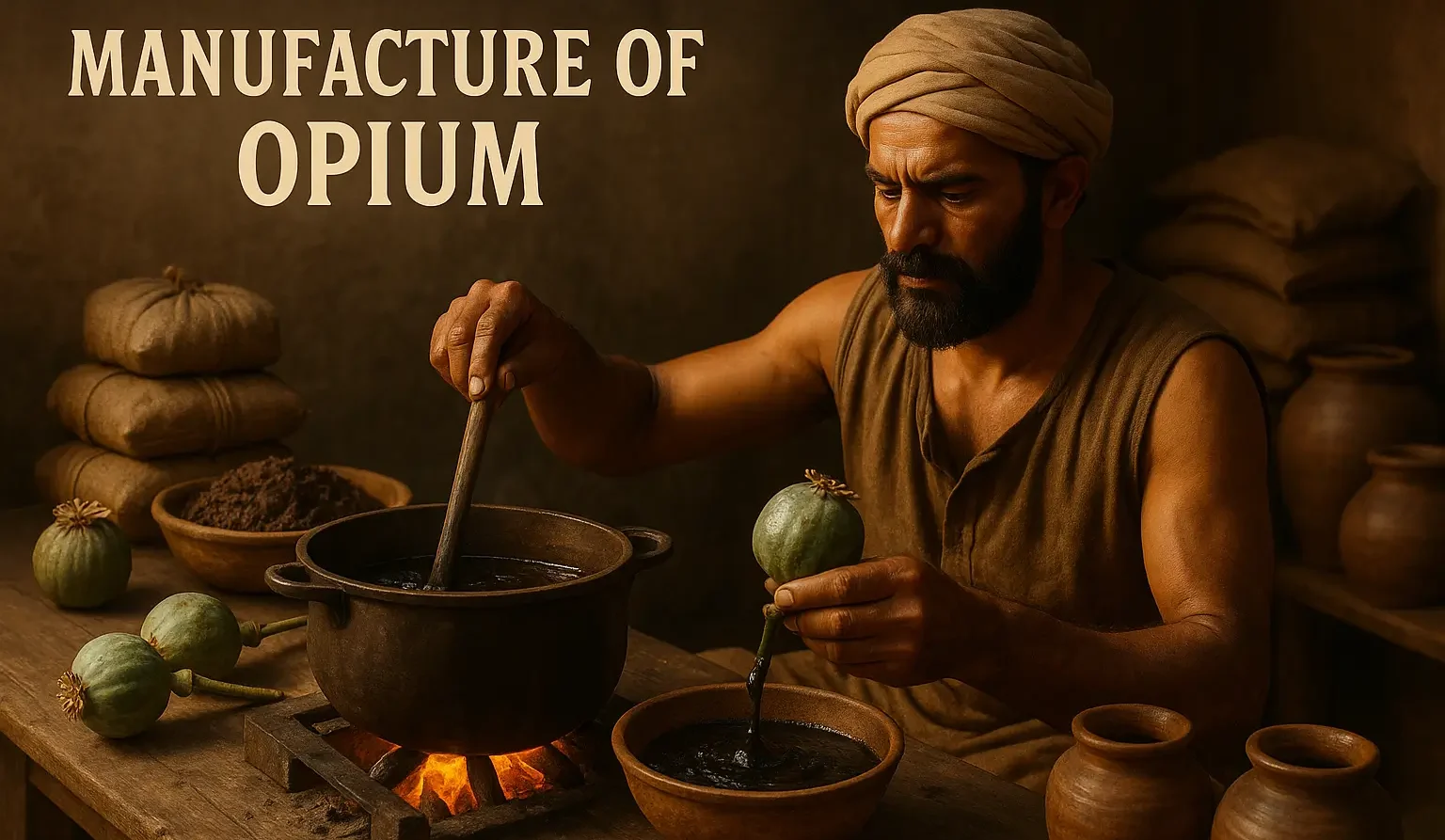 Manufacture of Opium