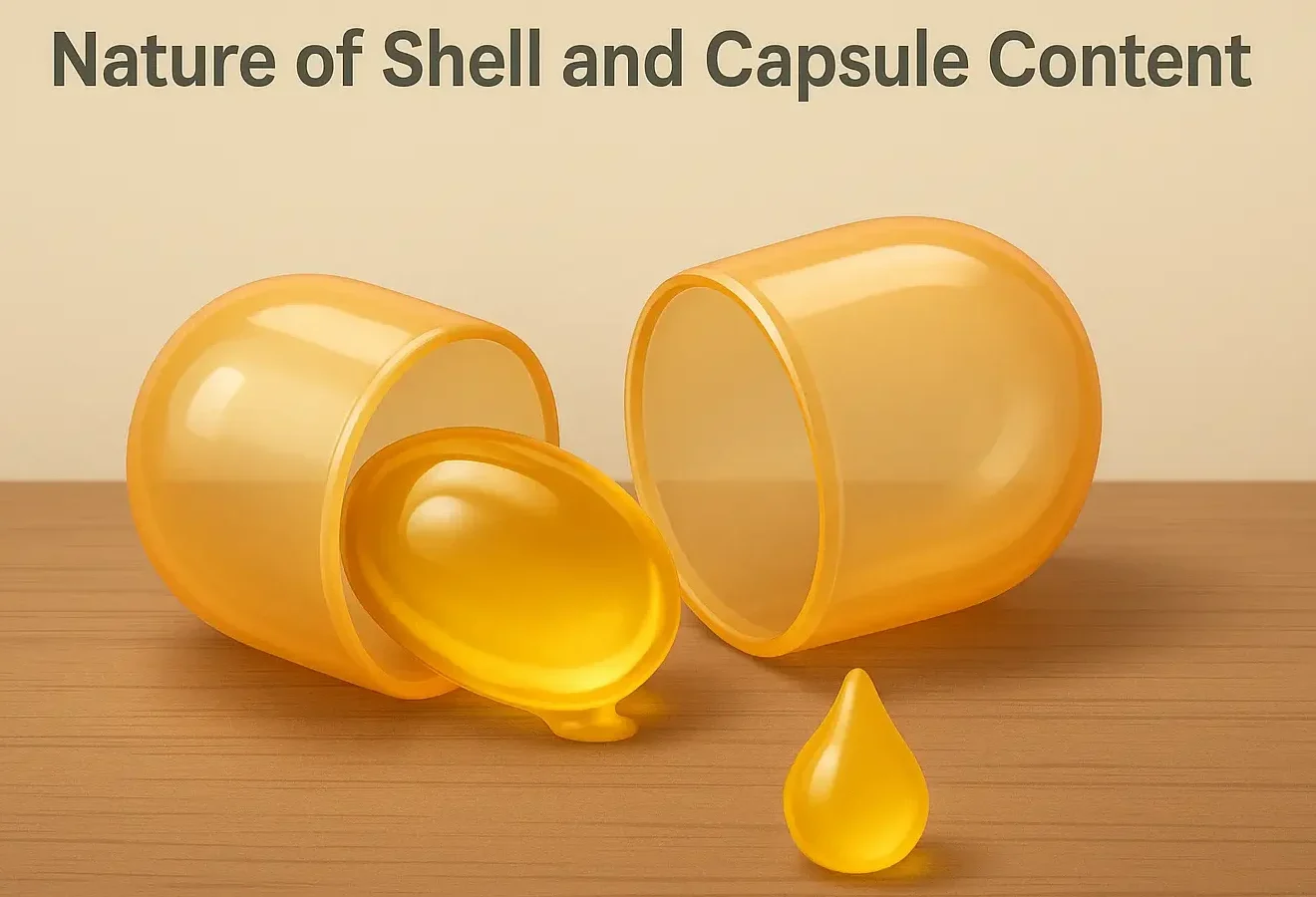 Nature of Shell and Capsule Content
