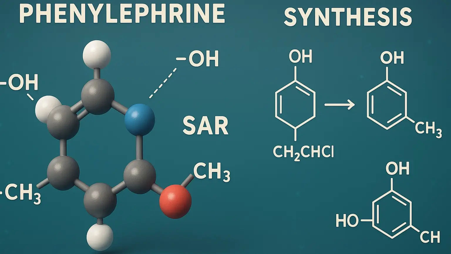 Phenylephrine (SAR & Synthesis Included)