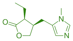 Pilocarpine Chemical Formula