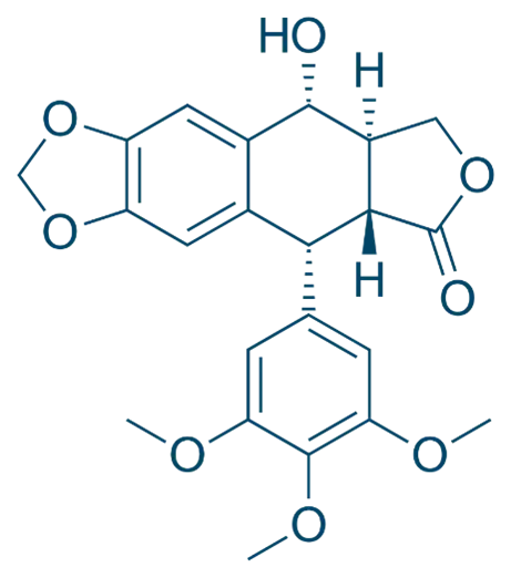 Structure of Podophyllotoxin