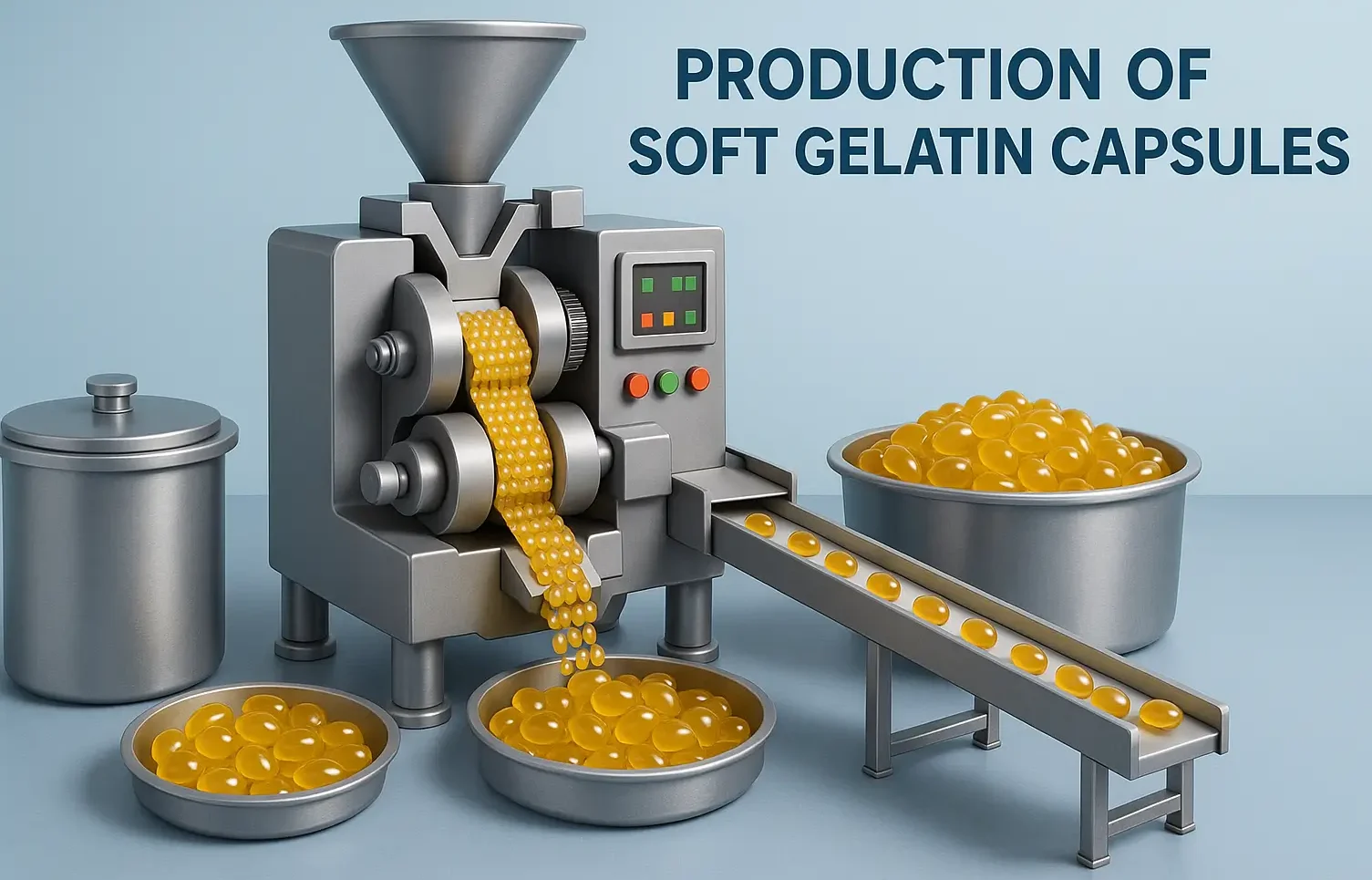 Production of Soft Gelatin Capsules