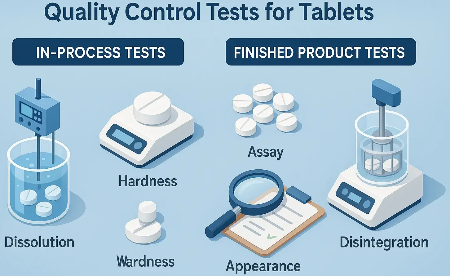 Quality Control Tests for Tablets