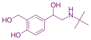 Salbutamol Structure 