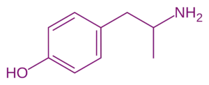 Hydroxyamphetamine Structure 