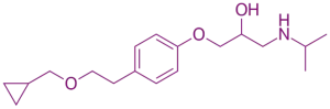 Betazolol Structure