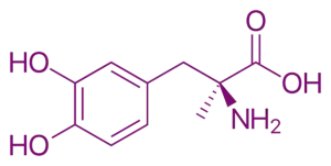 Methyldopa Structure 