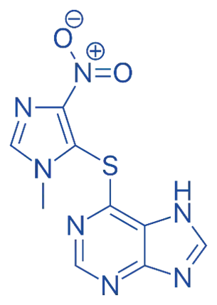 Structure of Azathioprine