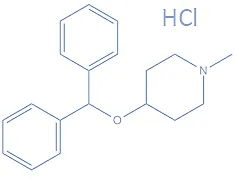 Structure of Diphenylpyraline Hydrochloride