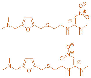 Structure of Ranitidine Structure of Ranitidine