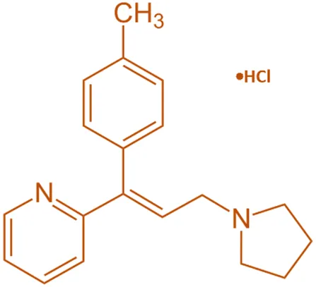 Structure of Triprolidine Hydrochloride