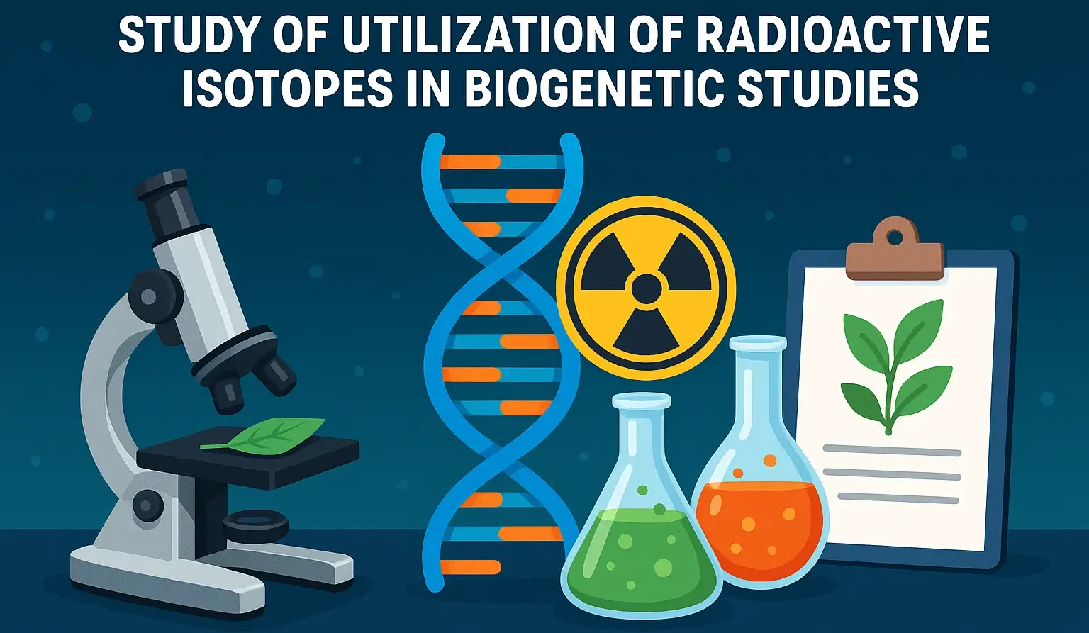 Study of Utilization of Radioactive Isotopes in Biogenetic Studies