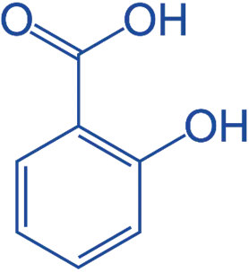 Salicylic aromatic ring