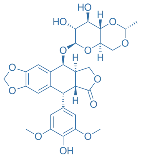 structure of Etoposide structure of Etoposide