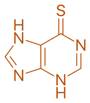 structure of Mercaptopurine