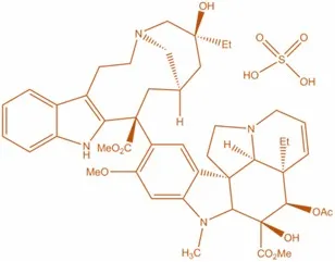 structure of Vinblastine Sulphate structure of Vinblastine Sulphate
