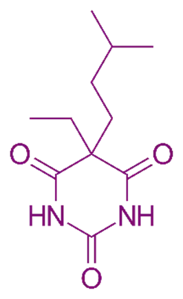 Chemical Structure of Amobarbital