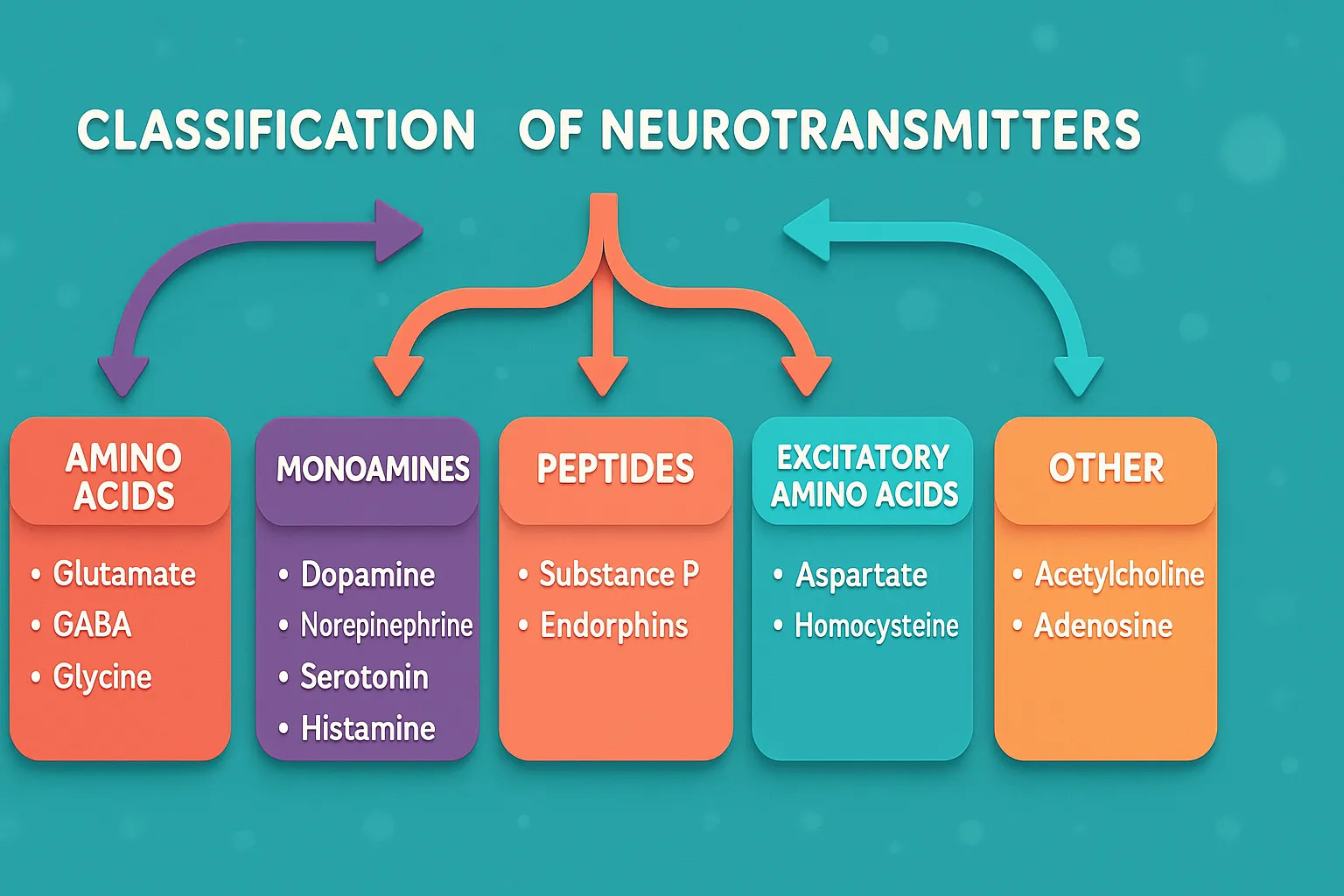Classification of Neurotransmitters