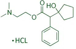 Chemical Structure of Cyclopentolate Hydrochloride