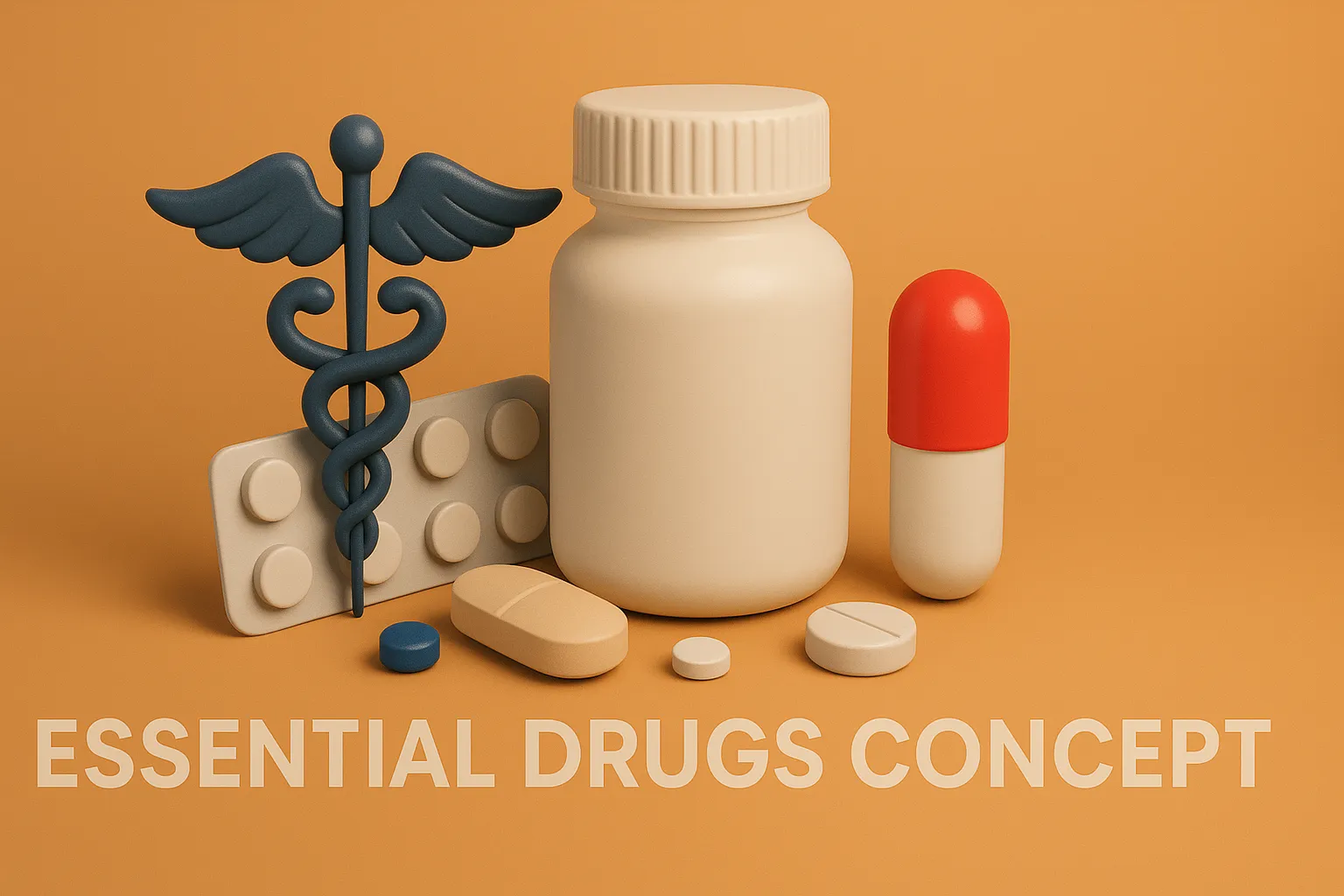 Essential Drugs Concept