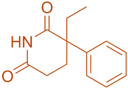 Chemical Structure of Glutethimide