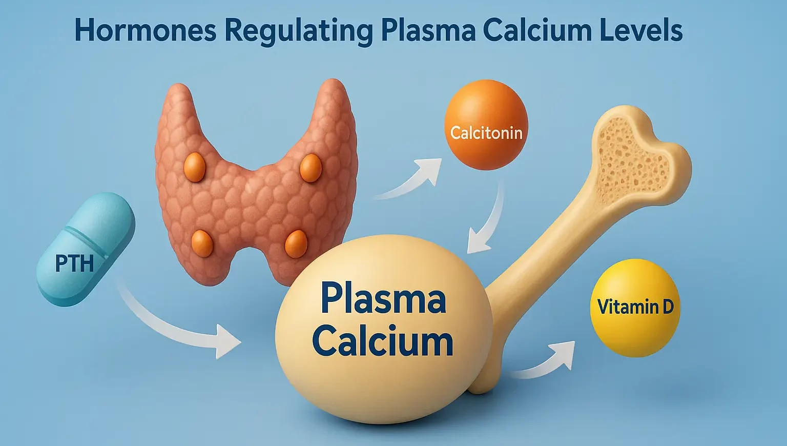 Hormones Regulating Plasma Calcium Levels