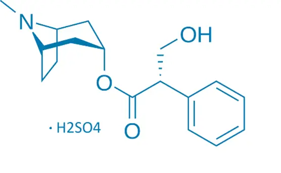  Chemical Structure of Hyoscyamine Sulfate