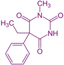  Chemical Structure of Mephobarbital