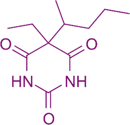 Chemical Structure of Pentobarbital