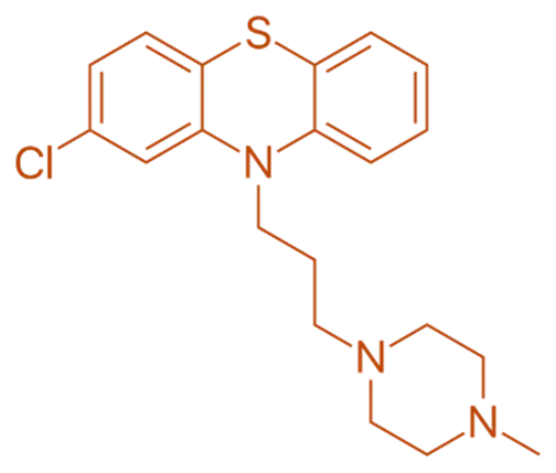 Chemical Structure of Prochlorperazine Maleate